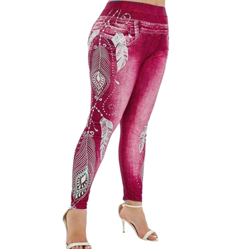 Women's 3D Slimming Printed Leggings