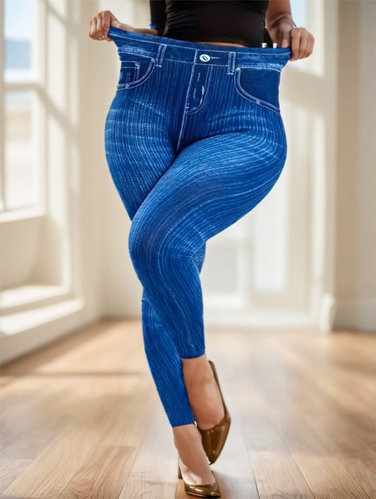 Woman's Solid-colored Jeans