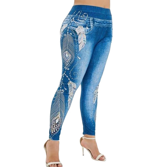 Women's 3D Slimming Printed Leggings