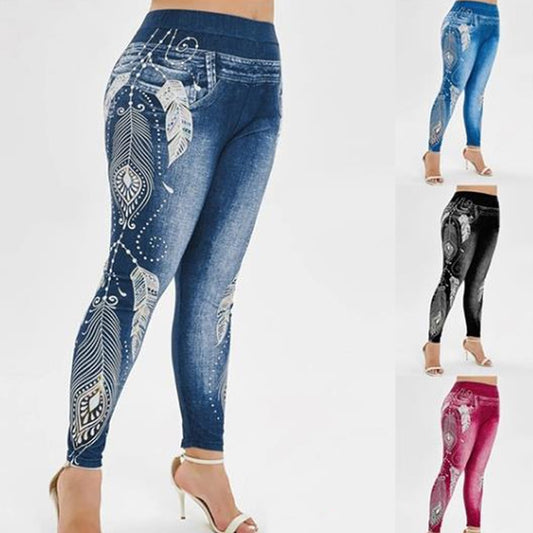 Women's 3D Slimming Printed Leggings