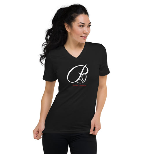 Personal-Intentions Brand Unisex Short Sleeve V-Neck T-Shirt