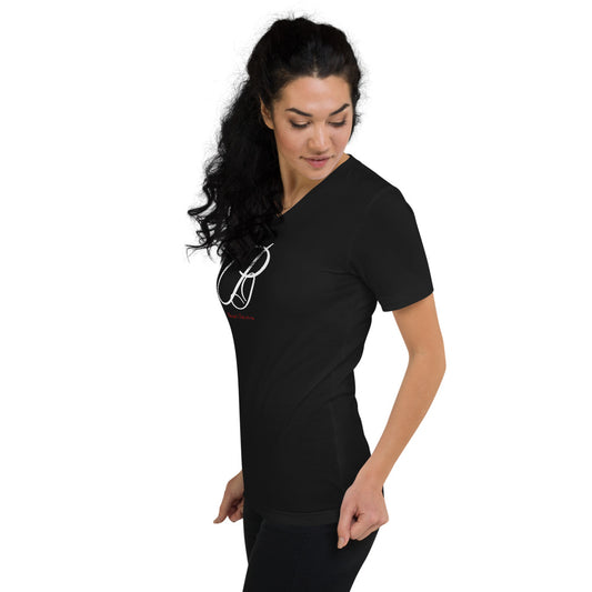 Personal-Intentions Brand Unisex Short Sleeve V-Neck T-Shirt
